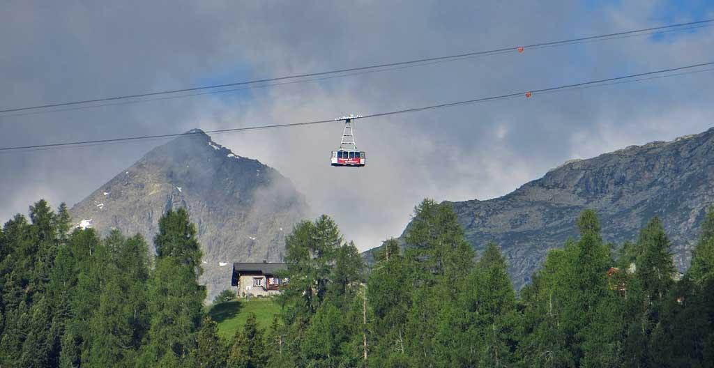 St Moritz cable car