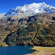 View to lake Silvaplana in Engadin Valley, Switzerland 0892588.jpg