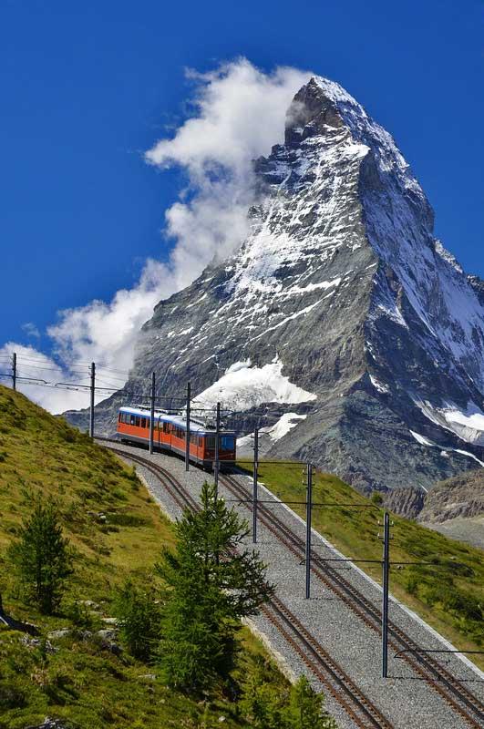 Gornergratbahn from Zermatt to the Matterhorn 8847246