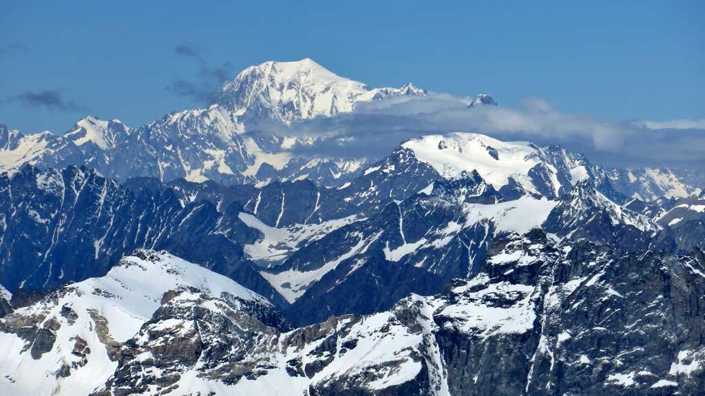 Mont Blanc from Matterhorn Glacier Paradise
