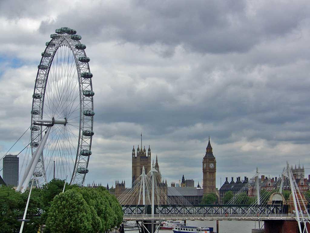 London Eye, Big Ben and Parliament 08
