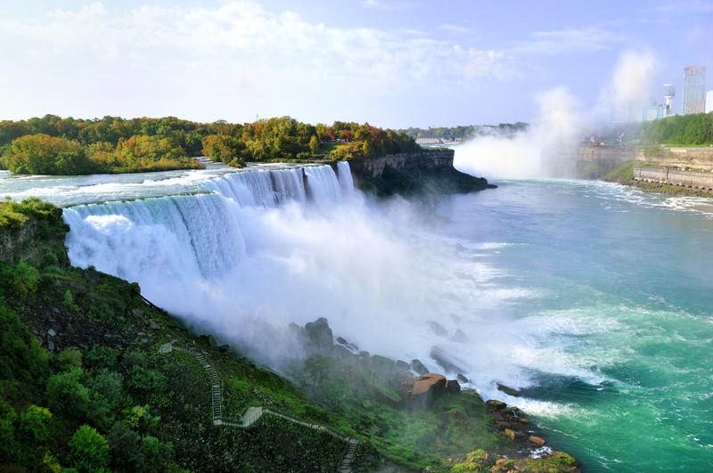 American Falls in foreground, Niagara Falls 7232783