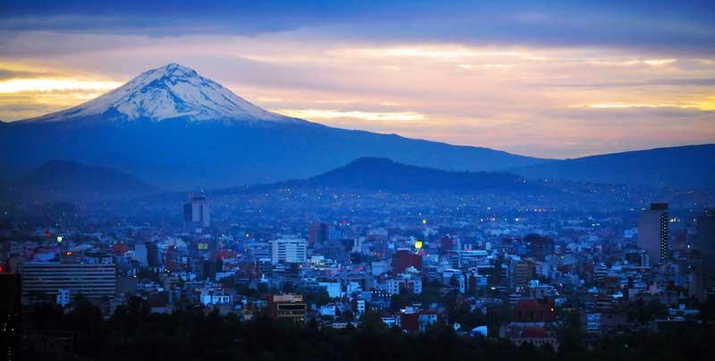Popocatepetl Volcano near Mexico City 8162763