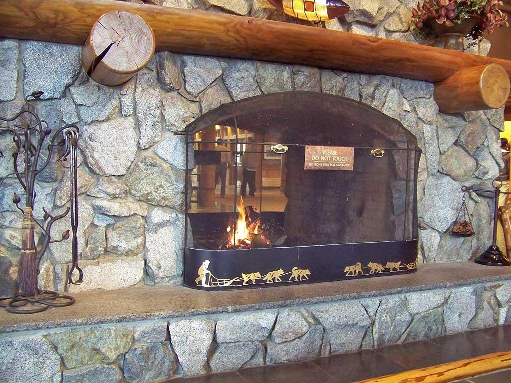 Fireplace, Mt McKinley Princess Wilderness Lodge 9