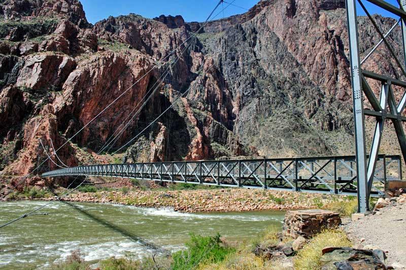 Silver Bridge on Bright Angel Trail, crossing Colorado River 5618059