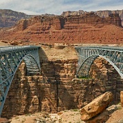 Old and new Navajo Bridge, Colorado River 8096374.jpg