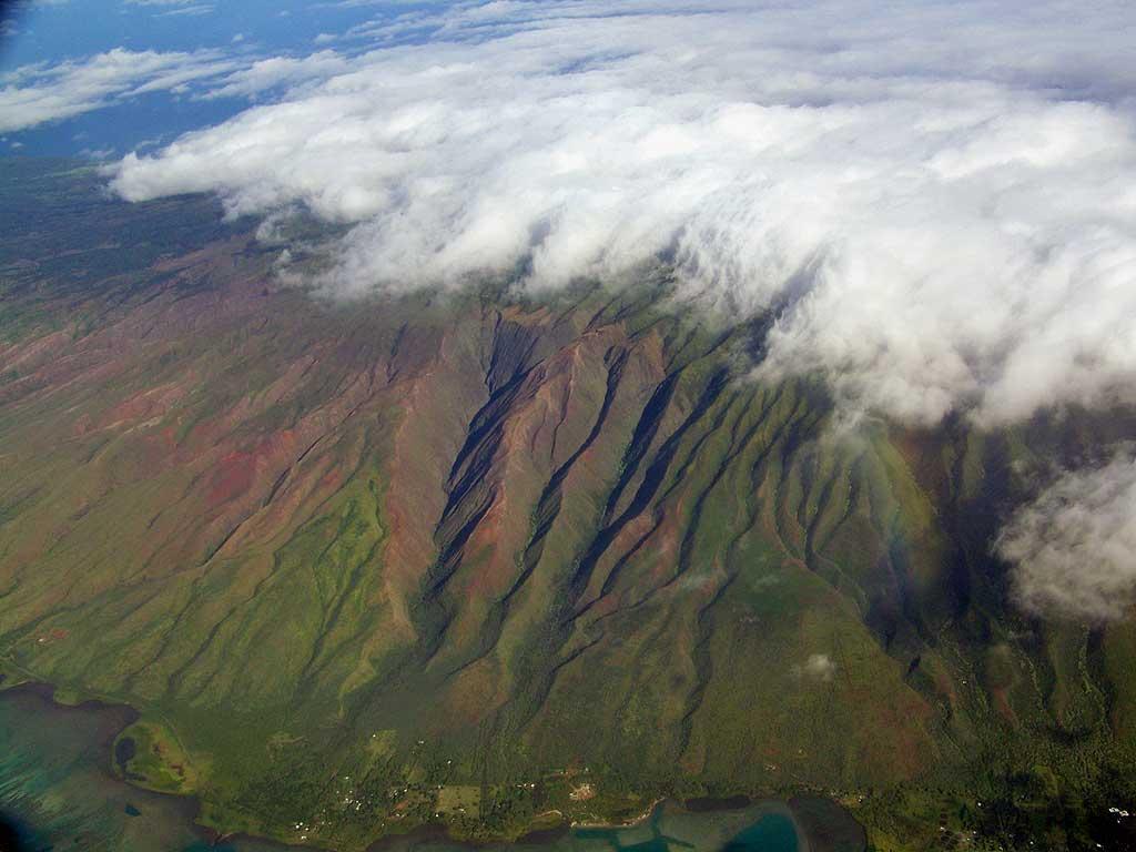 Molokai from the air