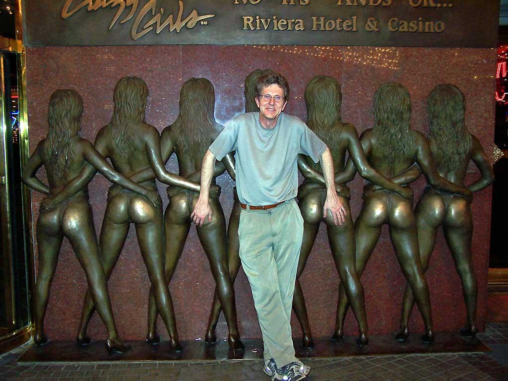 Riviera, Las Vegas, Bronze Butts Statue, Tim 6