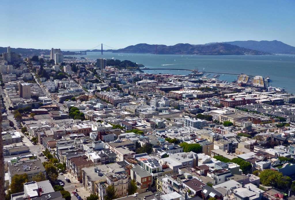 Golden Gate viewed from the Coit Tower 217