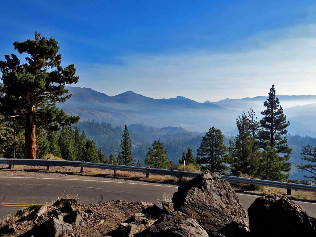 Sonora Pass, Yosemite Rim Fire smoke 6091