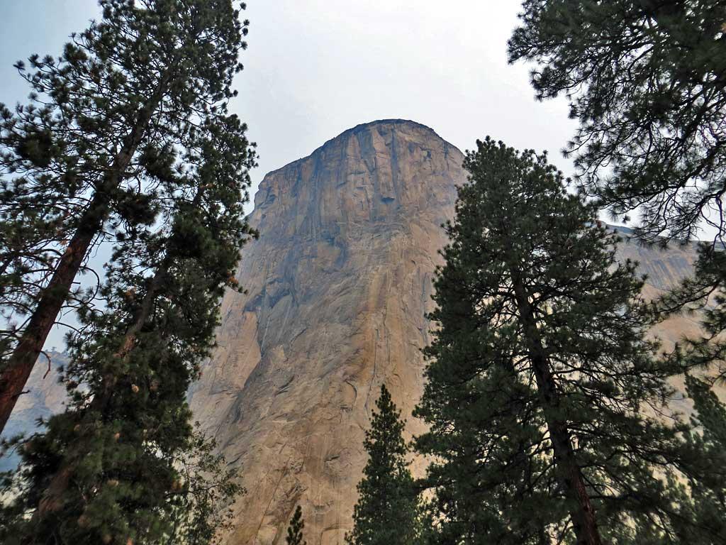 El Capitan in Rim Fire smoke, Yosemite 6251