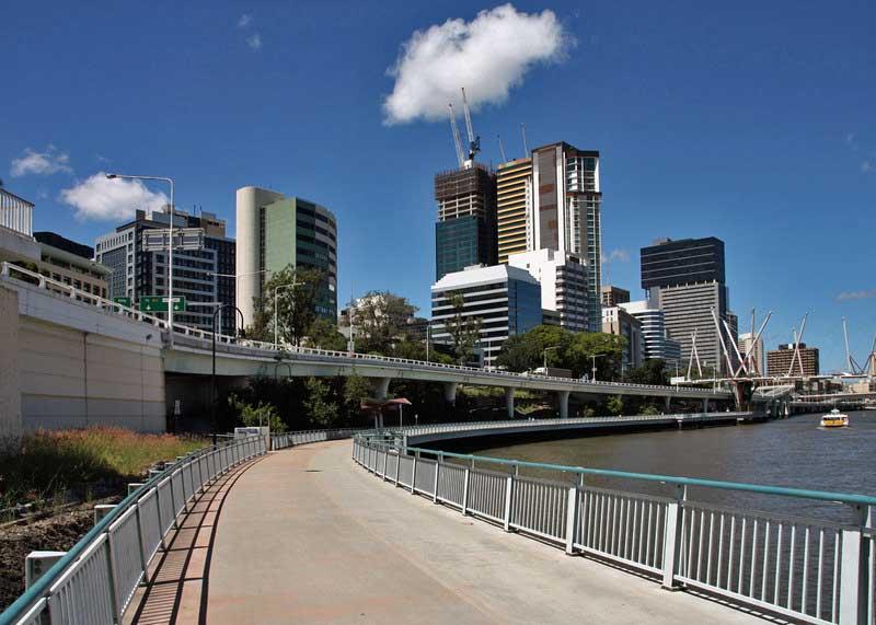 Cycling path Brisbane River 4595468
