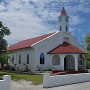 Church on main street of Rotoava, Fakarava.jpg