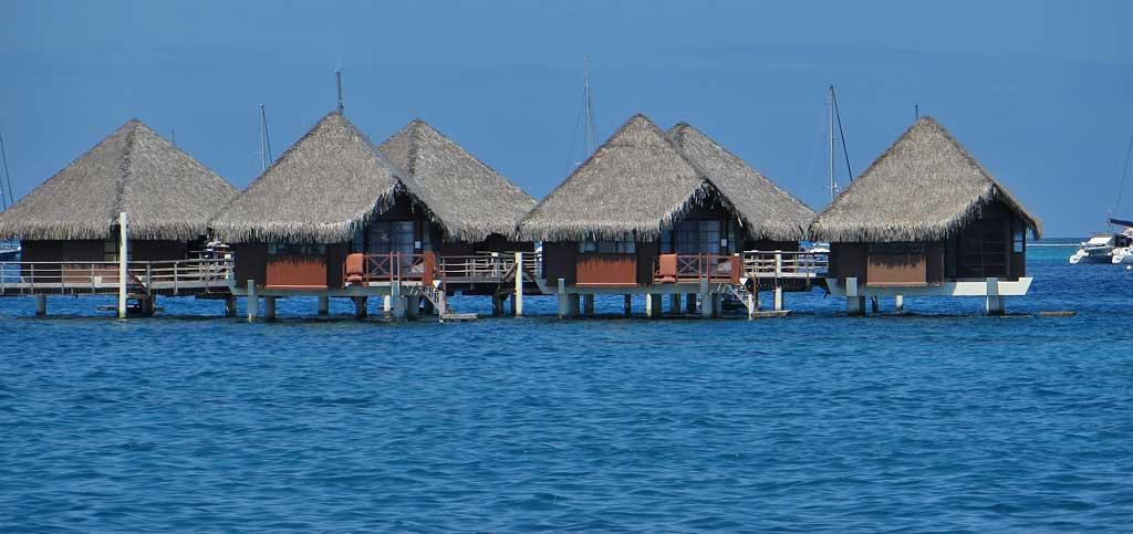 InterContinental Tahiti overwater bungalows
