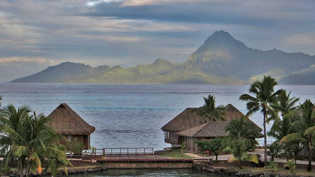 Moorea view from InterContinental Tahiti