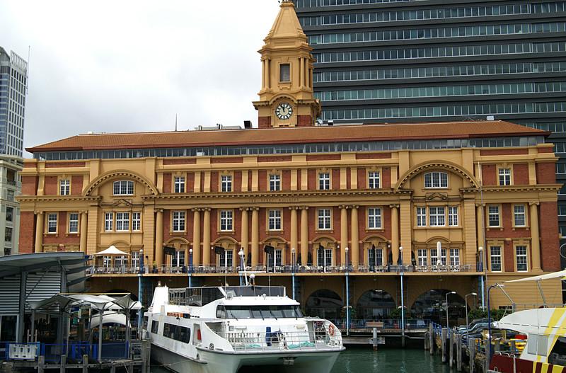 Old ferry terminal in Auckland harbor 0715291