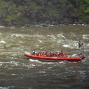Speed boat, Iguacu Falls, Brazilian side 2015.JPG