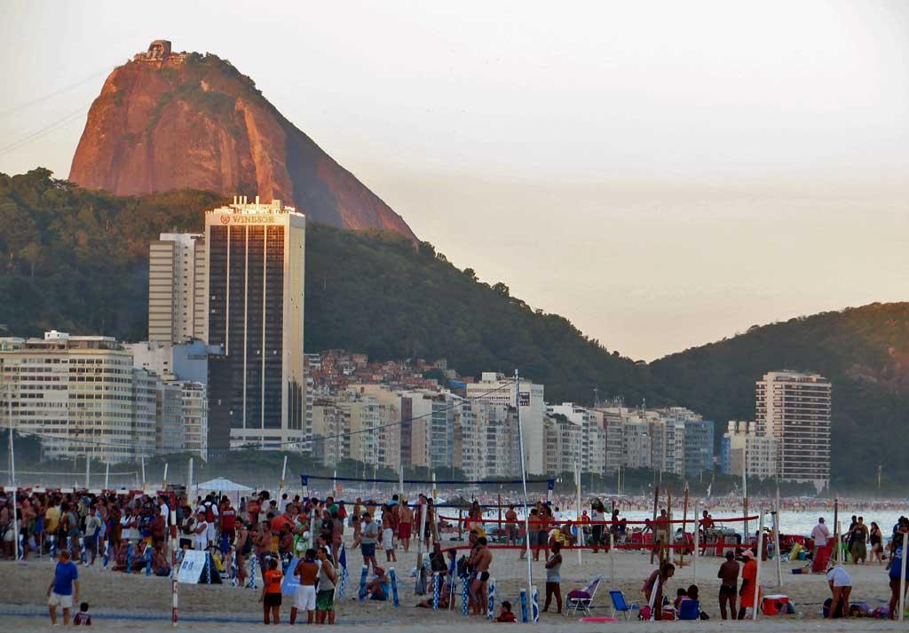 Sugarloaf from Copacabana Beach 2552