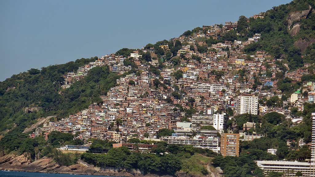 Vidigal favela overlooking Ipanema 2256