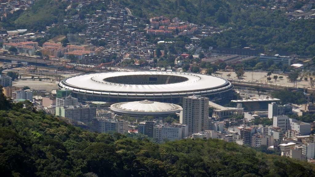 View of Maracana stadium from Christ the Redeemer 2357