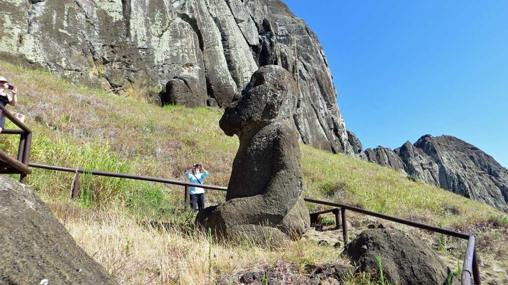 Atypical moai, Rano Raraku
