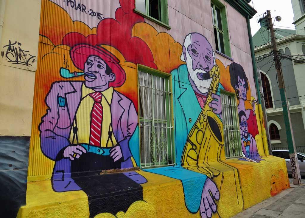 Valparaiso graffiti, Chile