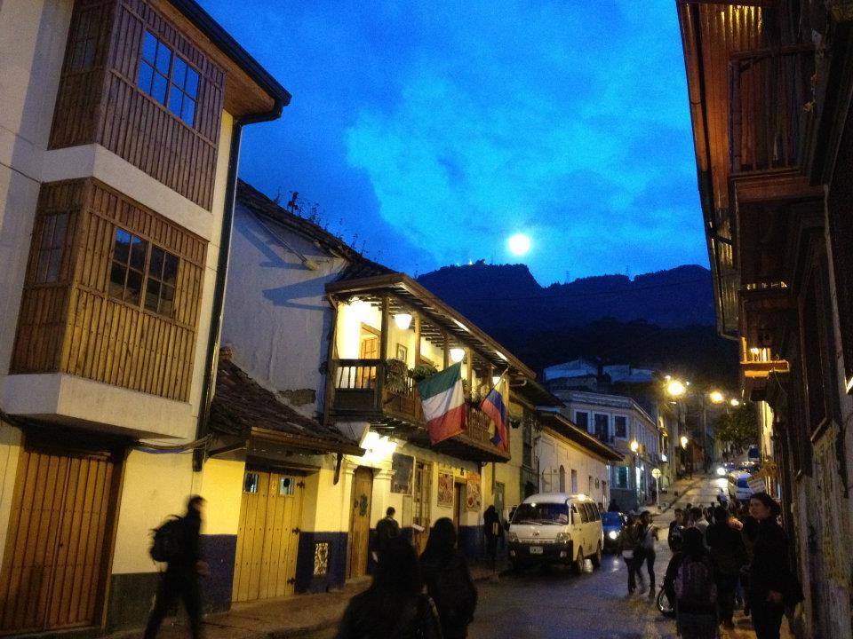 La Candelaria - Old Town Bogota by moon 61