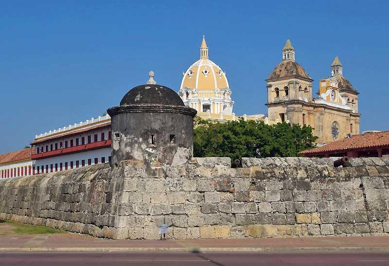 Walled city and San Pedro Claver Church, Cartagena 5757967