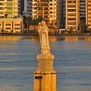 Virgin Carmen statue in the harbor, Cartagena 5659.JPG