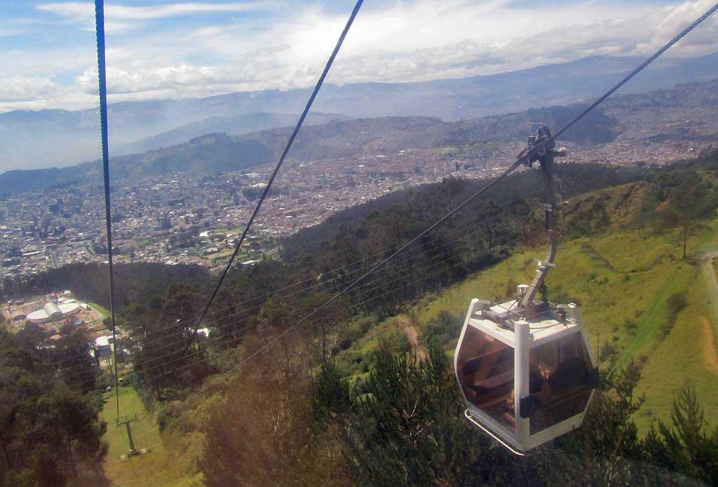 Teleferico gondola views of Quito 18