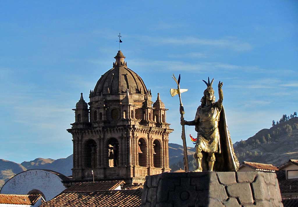 Church of La Merced, Inca statue 107