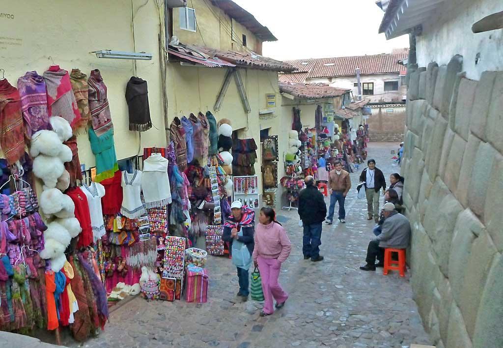 Inca stonework along the streets of Cusco 135