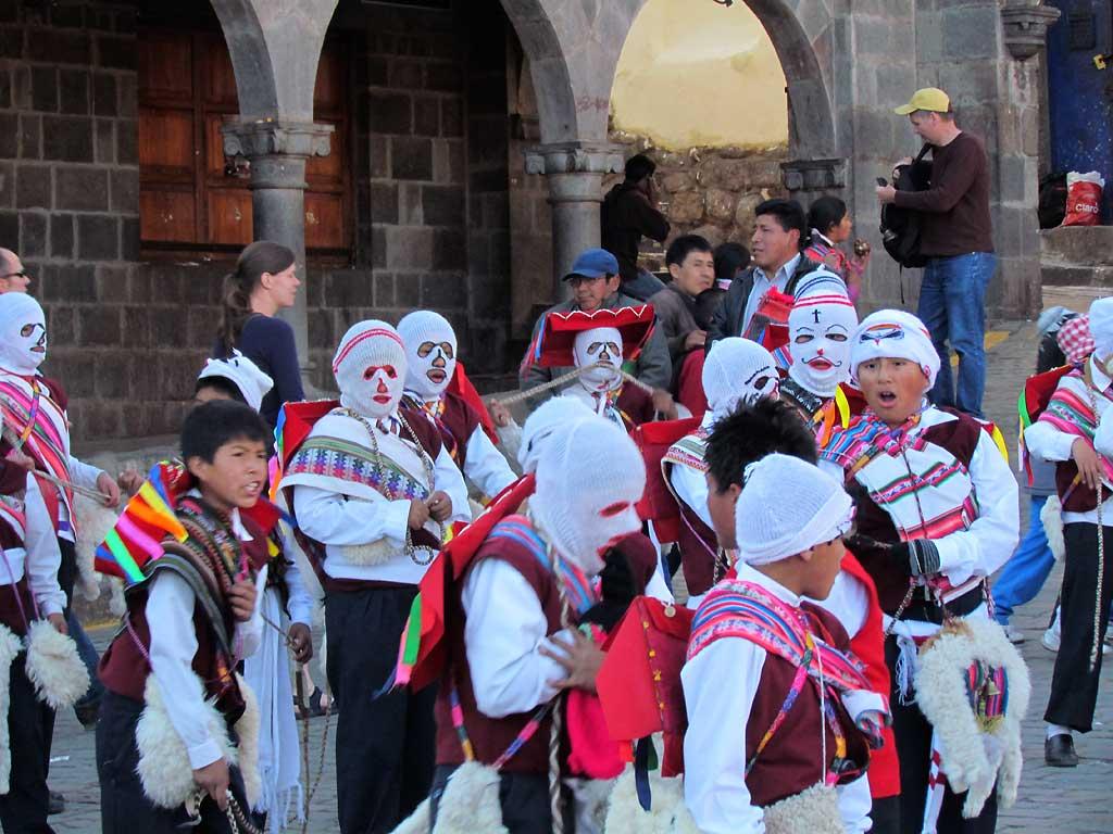 School parade, Plaza de Armas, Cusco 109