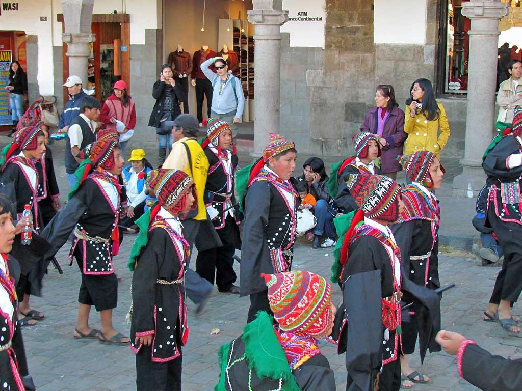 School parade, Plaza de Armas, Cusco 110
