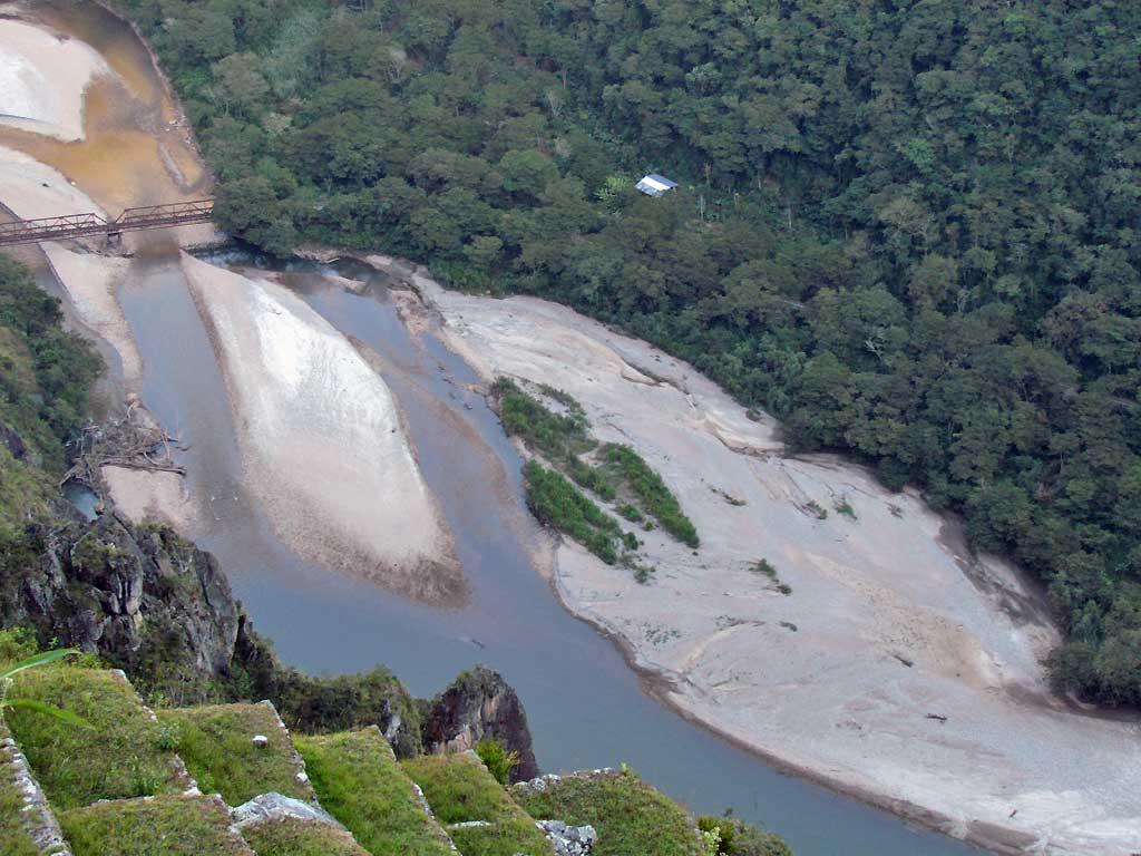 View of Urubamba River from Machu Picchu 3503