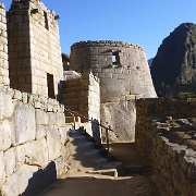 Temple of the Sun and Huayna Picchu at Machu Picchu 1020690.jpg