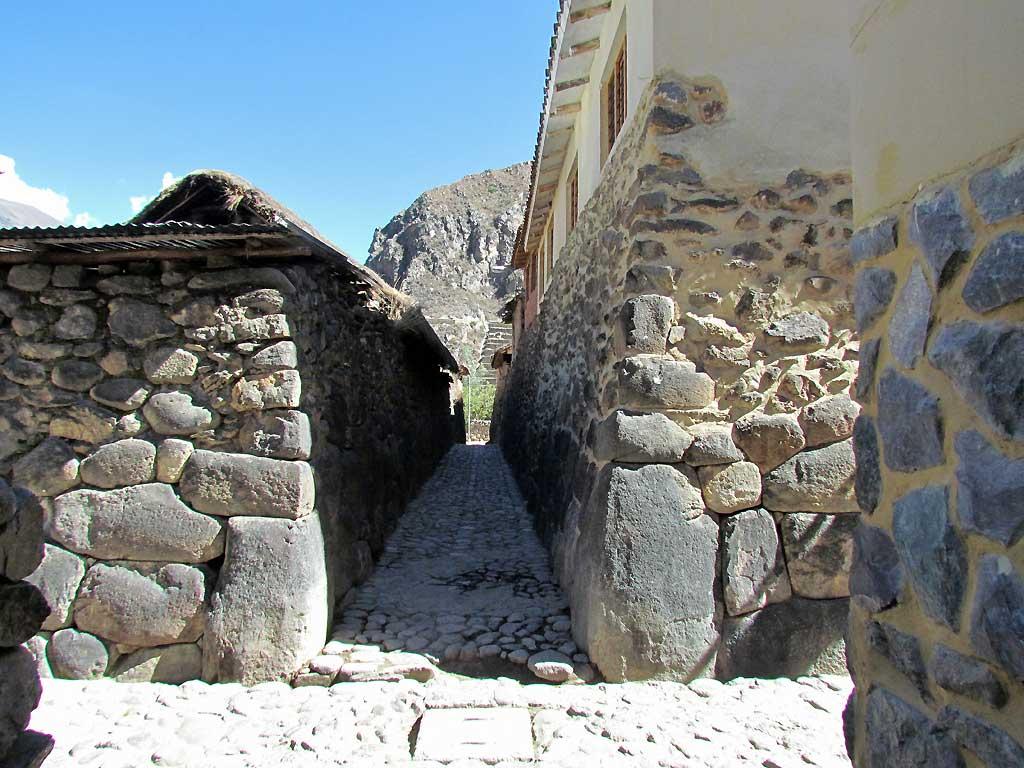 Inca ruins in the city and on the hill, Ollantaytambo 121