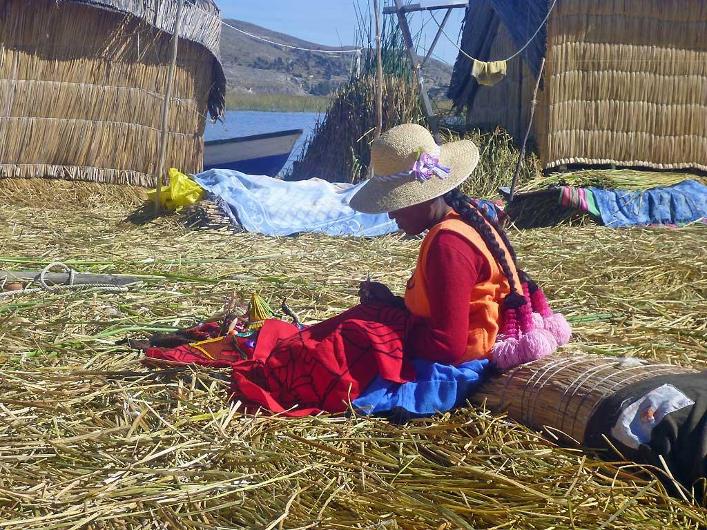 Handicrafts, Uros Islands, Lake Titicaca 130
