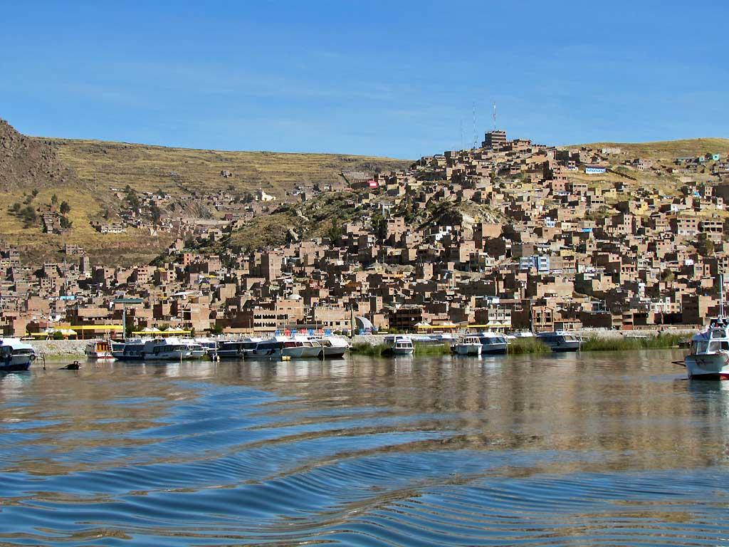 Leaving Puno for the Uros Islands, Lake Titicaca 101