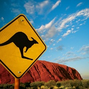 Kangaroo warning sign in front of Ayers Rock 0448129.jpg